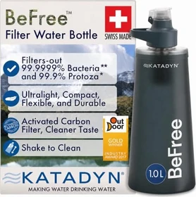 Katadyn BeFree Filter AC 1.0l Wasserfilter slate blue
