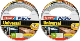tesa extra Power Universal silber, Gewebeband, 50mm/10m, 1 Stück