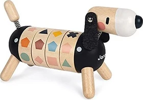 Janod Sweet Cocoon Formen- und Farben-Hund
