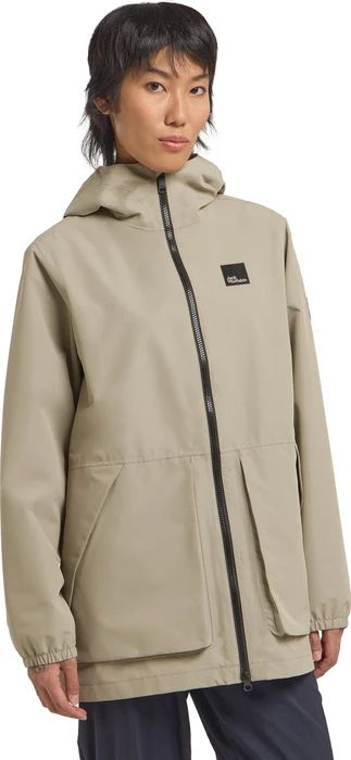 Jack Wolfskin Terraview 2L Funktionsmantel stone (Damen)