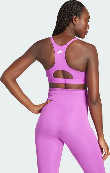 adidas Powerimpact Luxe Medium-Support Maternity Sport-BH purple burst (Damen)