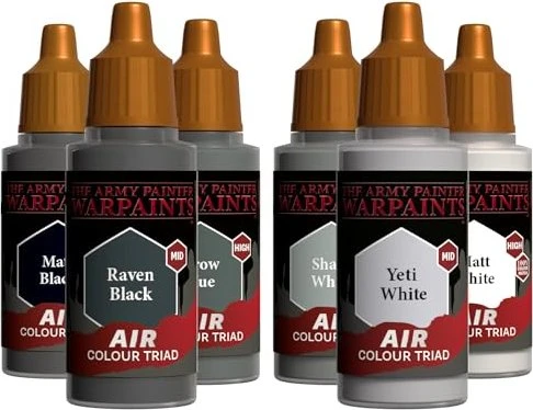 Army Painter Warpaints Air Triad Greyscale Farbset, 6-tlg.