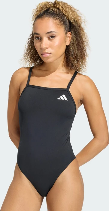 adidas V-förmiges Rückendesign Badeanzug schwarz (Damen)