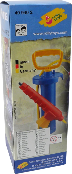 rolly toys rollyPompa Pumpe mit Spritze blau