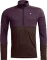 Ortovox 185 Rock'n'Wool Zip Neck Funktionsshirt langarm dark wild berry (Herren) Vorschaubild