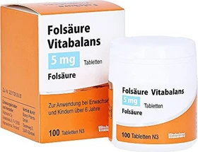 Blanco Pharma Folsäure Vitabalans 5mg Tabletten, 100 Stück