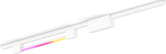 Philips Hue White and Color Ambiance Basis Perifo Schienensystem für die Decke gerade mit 1 Gradient Light Tube kompakt weiß