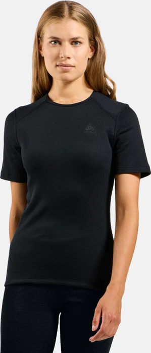 Odlo Active Warm Baselayer Funktionsshirt kurzarm schwarz (Damen)