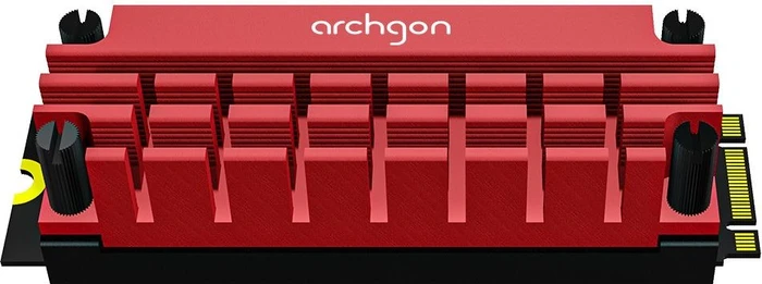 Archgon HS-1110 Kühlkörper für M.2 2280 SSD, rot