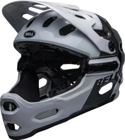 Bell Super 3R MIPS Fullface-Helm matte black/white