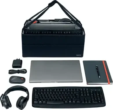 Leitz Leitz 14" Desk Sharing Tasche, samtgrau