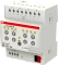 ABB JA/S4.SMI.1M SMI-Jalousie-/Rollladenaktor 4-fach, 230V, 4TE REG, Schaltaktor Vorschaubild