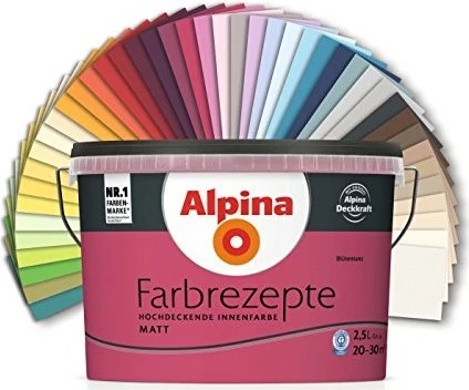 Alpina Farben Farbrezepte Innenfarbe edles mauve matt, 2.5l