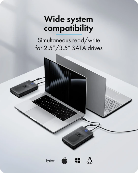 RaidSonic Icy Box IB-388-CU3, Spade Base 388, USB-C 3.0