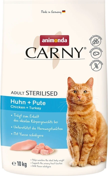 animonda Carny Adult Sterilised Huhn und Pute, 10kg