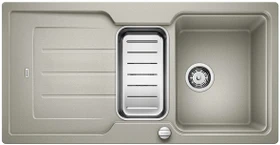 Blanco Classic Neo 6 S Einbau Becken reversibel mit Ablauffernbedienung perlgrau