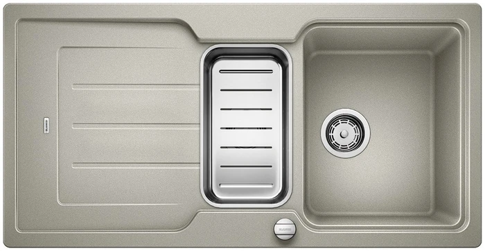 Blanco Classic Neo 6 S Einbau Becken reversibel mit Ablauffernbedienung perlgrau