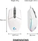 Logitech G203/G102 Lightsync weiß, USB Vorschaubild