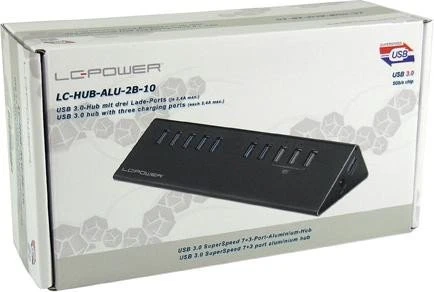 LC-Power USB-Hub, 7x USB-A 3.0, USB-A 3.0 [Buchse
