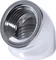 Alphacool Eiszapfen 45° L-Verbinder G1/4" IG auf G1/4" IG, chrome Vorschaubild