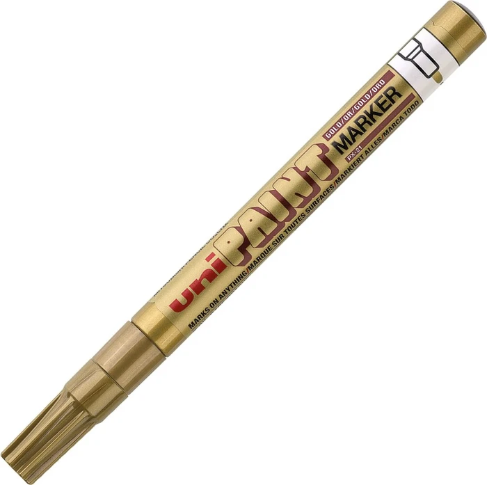 Uni-Ball uni-Paint PX-21 Lackmarker Rundspitze dünn gold