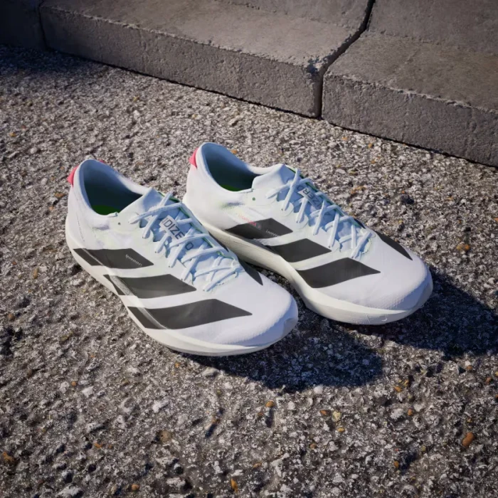adidas Adizero Adios 9 cloud white/core black/silver metallic (Herren)