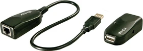 Lindy USB-Extender via RJ-45, USB 2.0, aktiv, bis 100m (42693)