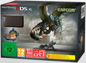 Nintendo 3DS XL Monster Hunter 3 Limited Edition Bundle schwarz