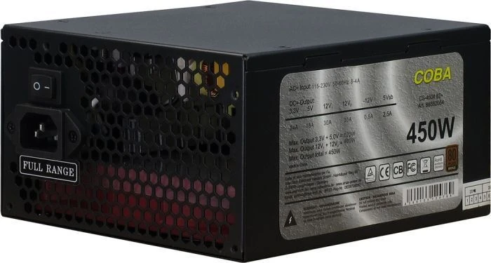 Inter-Tech CobaPower 450W, ATX 2.3