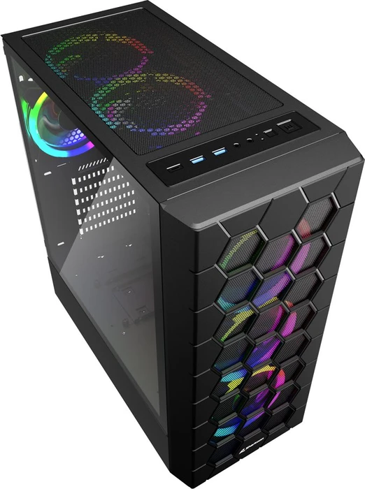 Sharkoon RGB Hex, Glasfenster