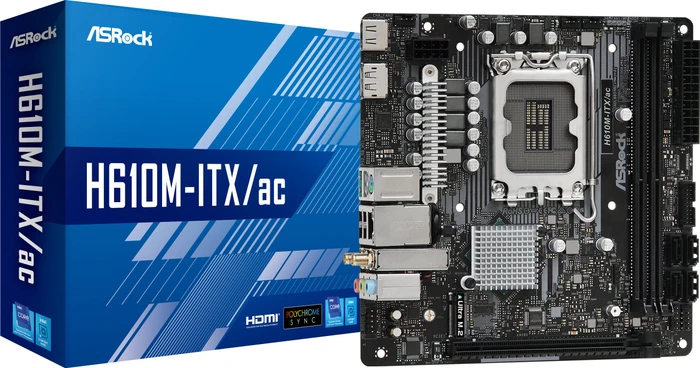 ASRock H610M-ITX/ac (Intel 1700)