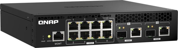 QNAP QSW-M2100 Desktop 2.5G Smart Switch, 8x RJ-45, 2x RJ-45/SFP+