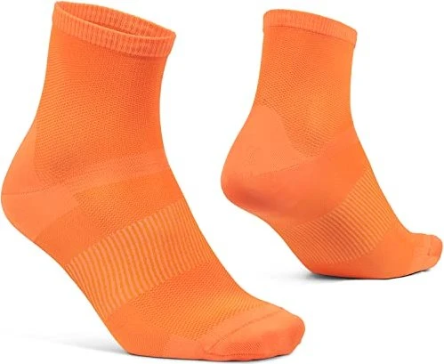 GripGrab Airflow Lightweight Short Fahrradsocken orange hi-vis