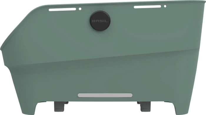 Basil Cento Neo WSL Fahrradkorb silvergreen