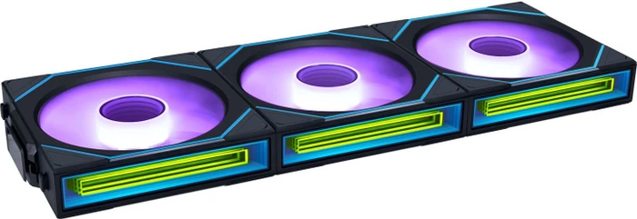Lian Li Uni Fan SL-Infinity SL-INF120 ARGB Wireless, schwarz, LED-Steuerung, 120mm, 3er-Pack