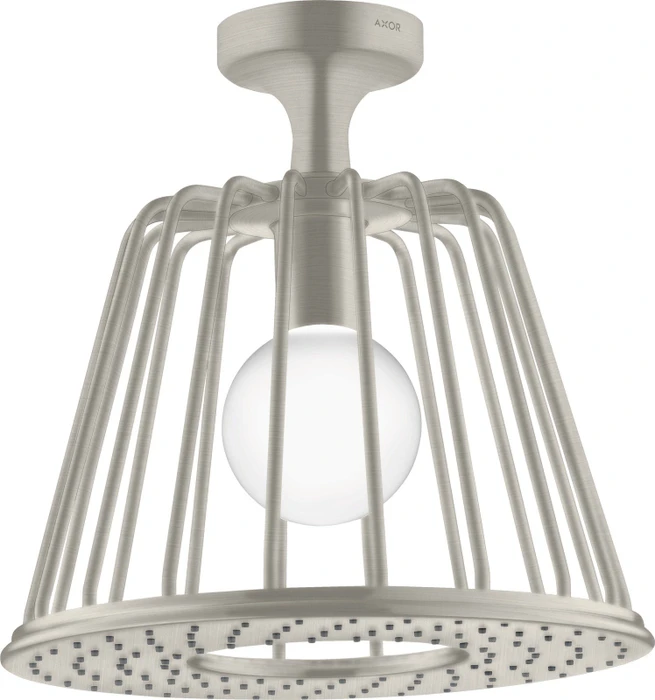 Hansgrohe Axor Nendo LampShower Kopfbrause 275 1jet mit Deckenanschluss edelstahloptik