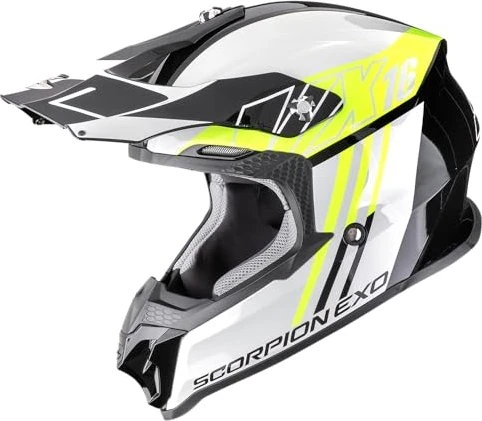 Scorpion VX-16 Evo Air Lignes schwarz/weiß/gelb