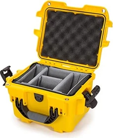 Nanuk 908 Schutzkoffer mit Trennwand gelb