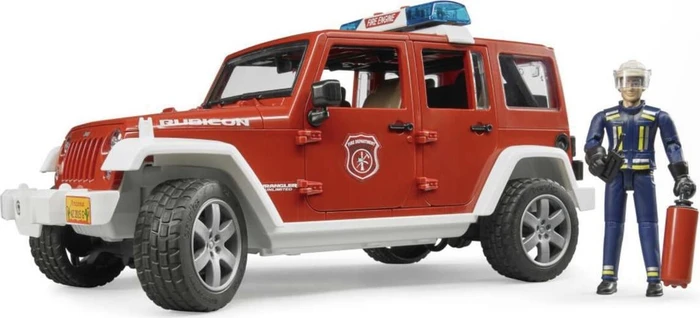 Bruder Profi-Serie Jeep Wrangler Unlimited Rubicon Feuerwehrfahrzeug