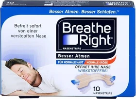 Breathe Right Nasenstrips normal beige, 10 Stück