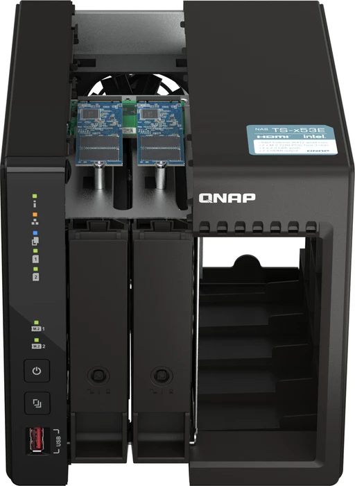 QNAP Turbo Station TS-253E-8G, 8GB RAM, 2x RJ-45 2.5GBase-T, 2x USB-A 3.1
