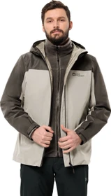 Jack Wolfskin Taubenberg 3in1 Funktionsjacke seal (Herren)