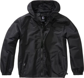 Brandit Windbreaker Summer Frontzip Jacke schwarz (Junior)