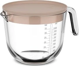 Mepal Messbecher Chef It mit Deckel 1l chalk