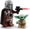 LEGO Star Wars - Der Mandalorianer und Grogu auf ihrem Speeder Bike Vorschaubild