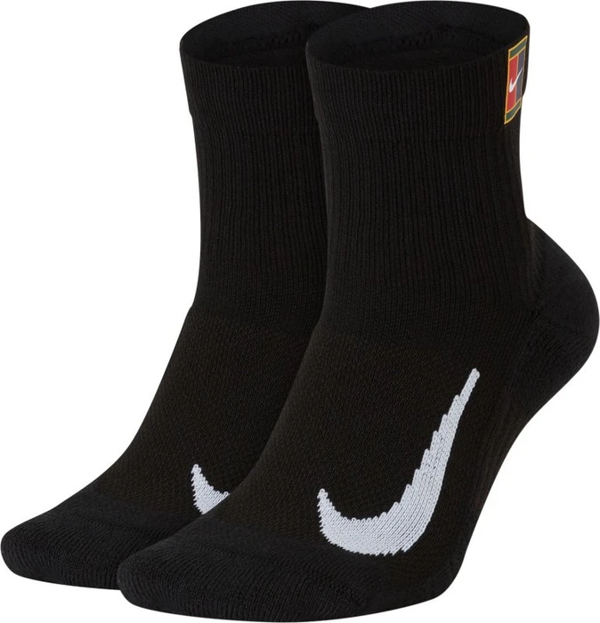 Nike Court Multiplier Max Ankle Tennissocken schwarz, 2 Paare