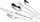 Justinus Style Art Besteck-Set, 60-tlg. (660-310)