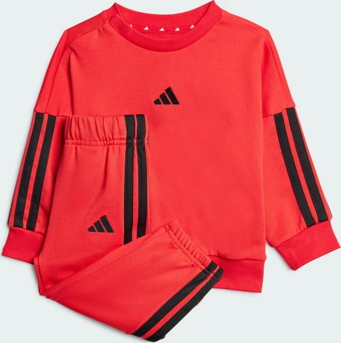 adidas Essentials Trainingsanzug pure ruby/black (Junior)