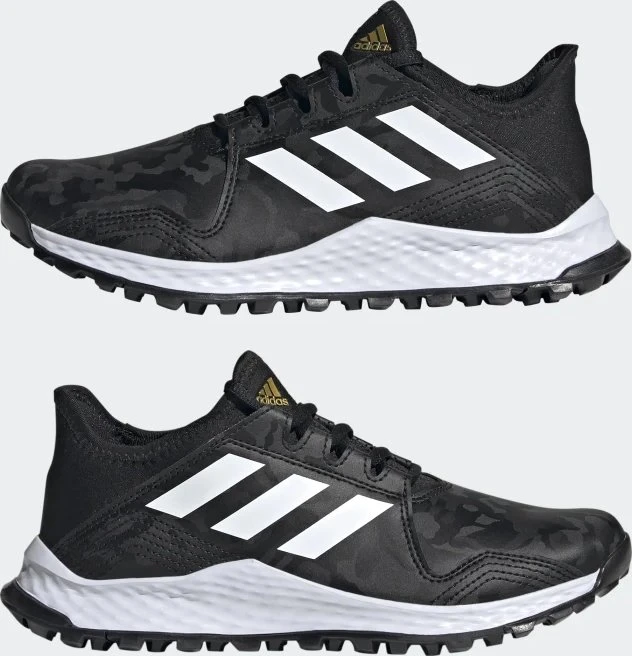 adidas Hockey Youngstar core black/cloud white/gold metallic (Junior)