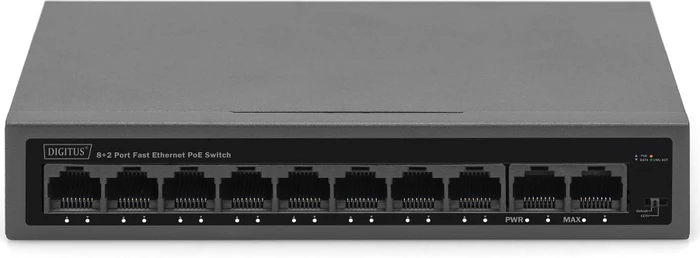 Digitus DN-953 Desktop Switch, 10x RJ-45, 60W PoE+